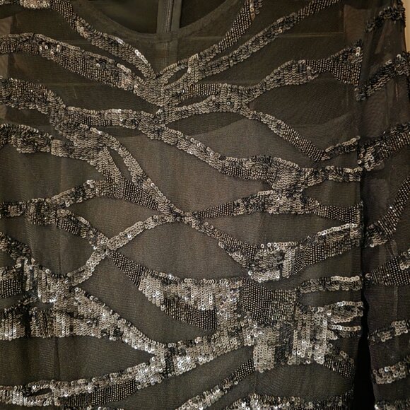 REISS Salie Sequin Embroidered jumpsuit UK 10/US 6 - Picture 7 of 12